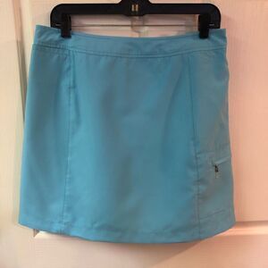 Izod X-tra Dry Turquoise Golf Skort